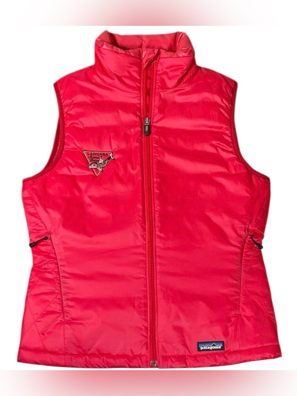 Patagonia Micro Puff Full Zip Vest Red Langara Island Lodge